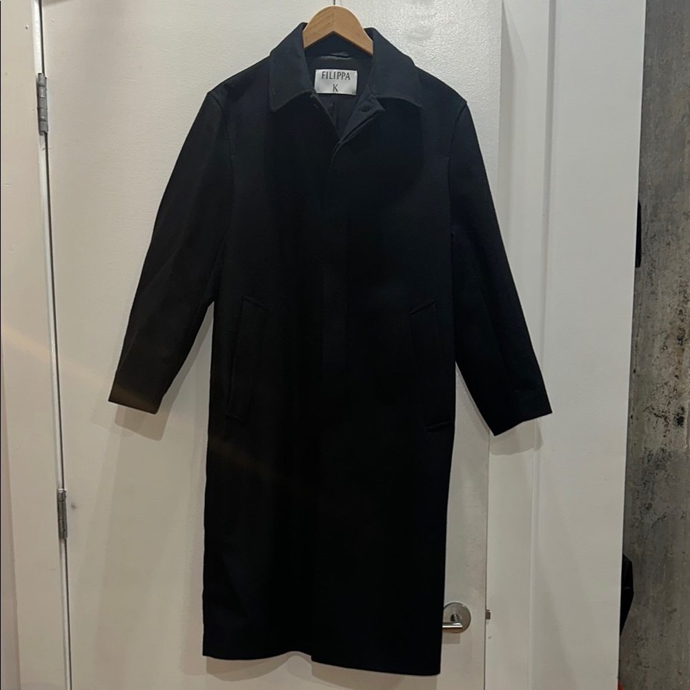 Filippa K black wool car coat - worn once